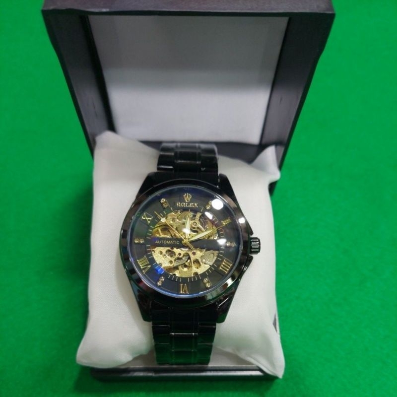 Jam Tangan Pria Terbaru Jam Tangan Automatic Tanpa Baterai Model Jam Analog Switt  Automatic Pria