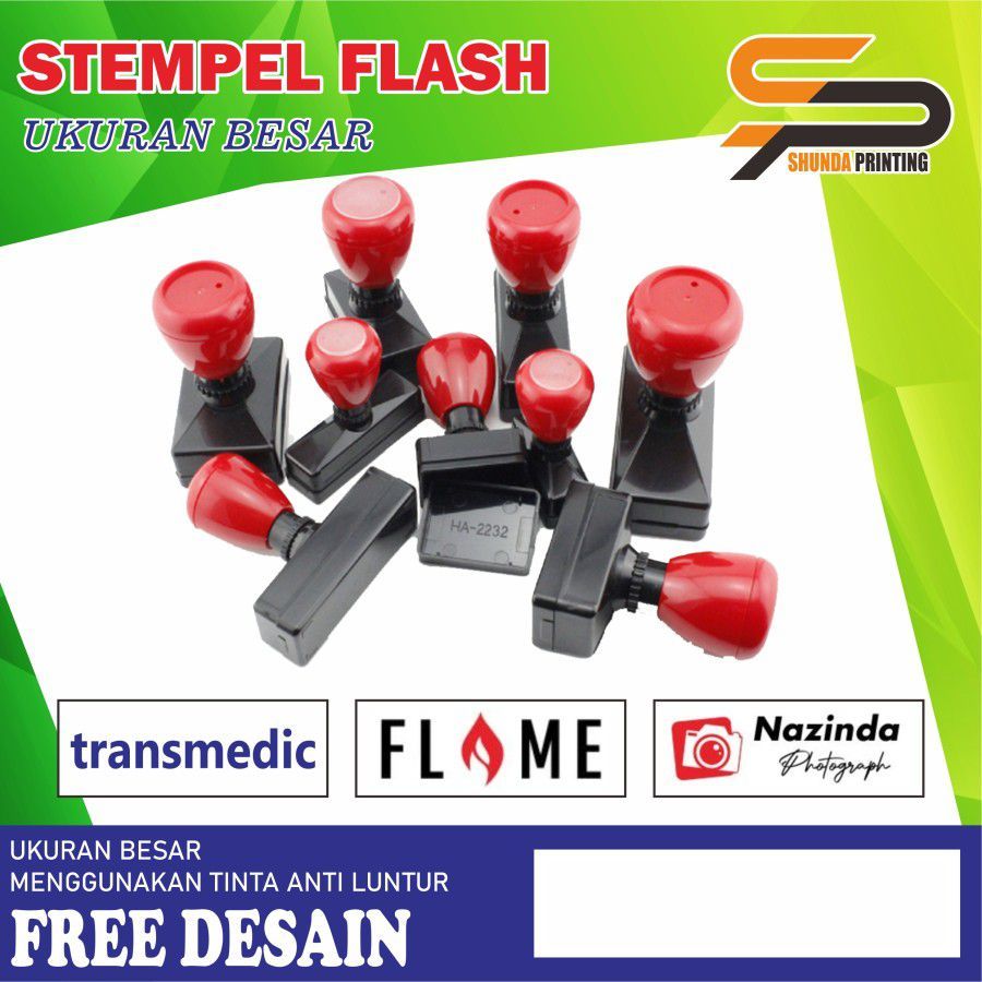 Stempel Flash Ukuran Besar Stempel Custom