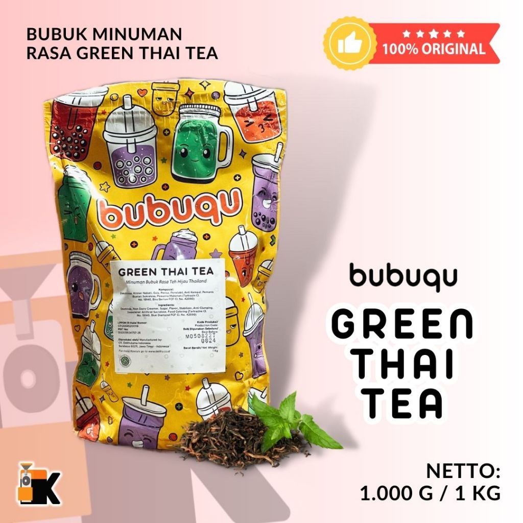 

1 Pack Bubuqu Powder Green Thai Milk Tea