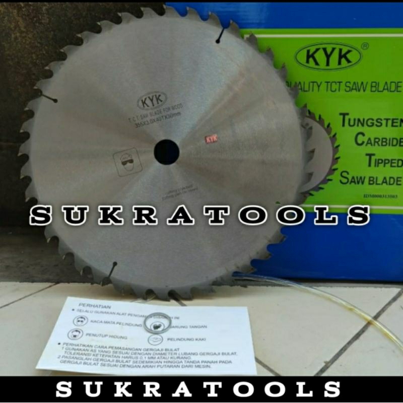 Gergaji Circular Saw KYK 14" Inch TCT For Wood