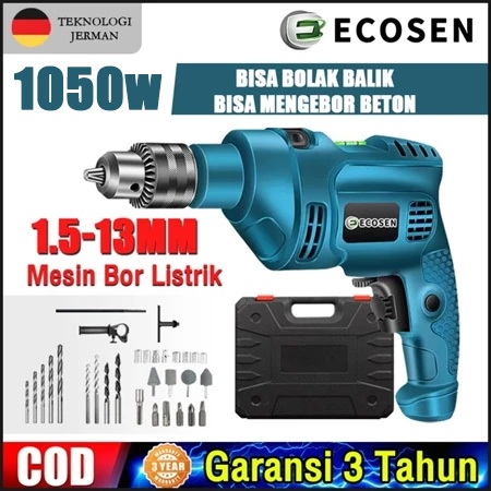 ECOSEN Bor Listrik Mesin Bor Elektrik Drill Listrik 13mm Bor tangan listrik Bor electric Bor listrik