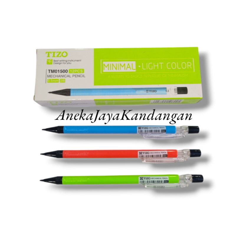 Pensil Mekanik Tizo TM01500/Mechanical Pencil Tizo/Pensil isi Kecil merk Tizo  0.5mm