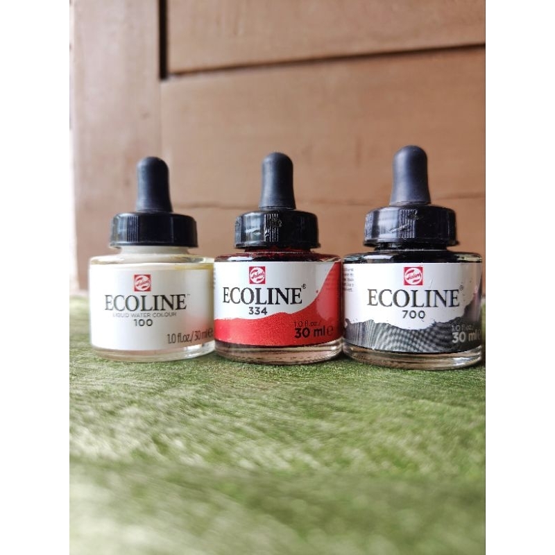 

Ecoline (royal talens) liquid watercolor 30ml | Preloved watercolor