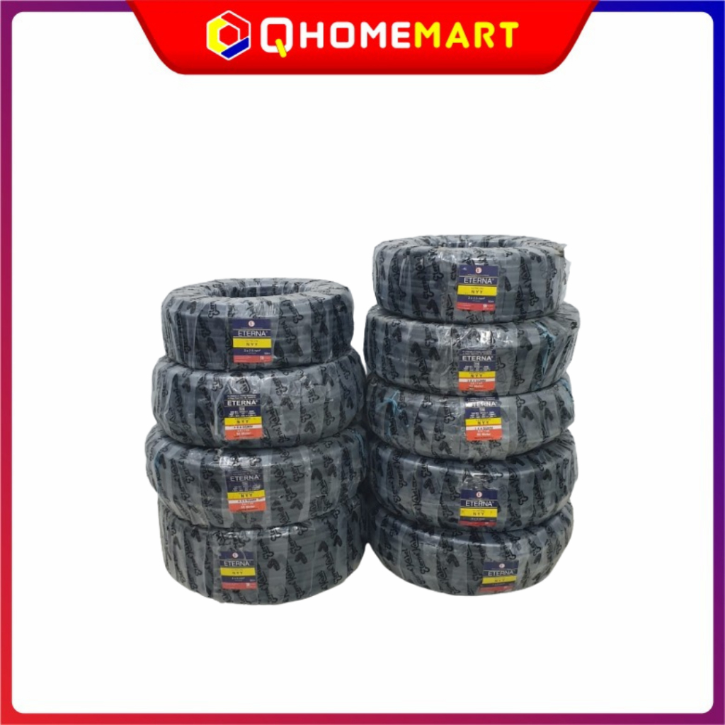 Kabel Listrik ETERNA NYY Hitam outdoor luar ruangan