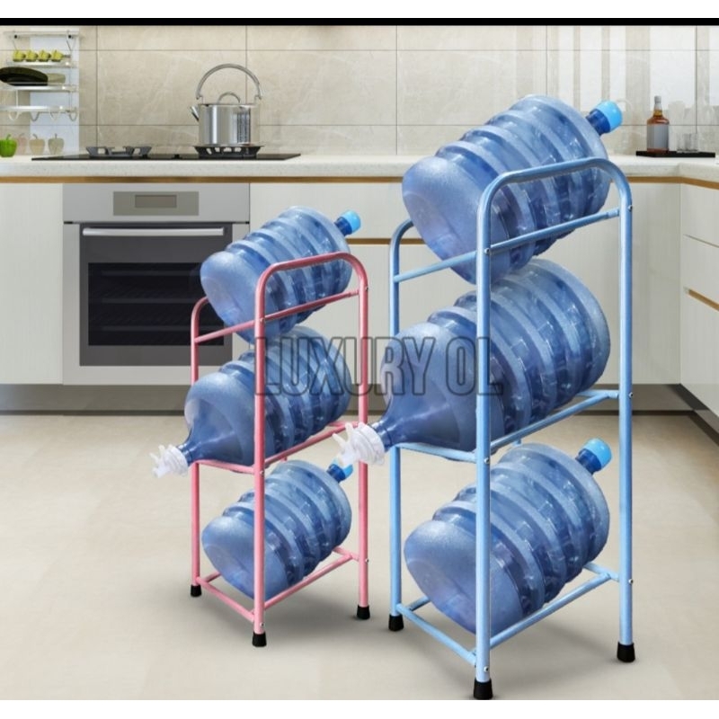 rak galon air 3 susun rak roda galon aqua roda