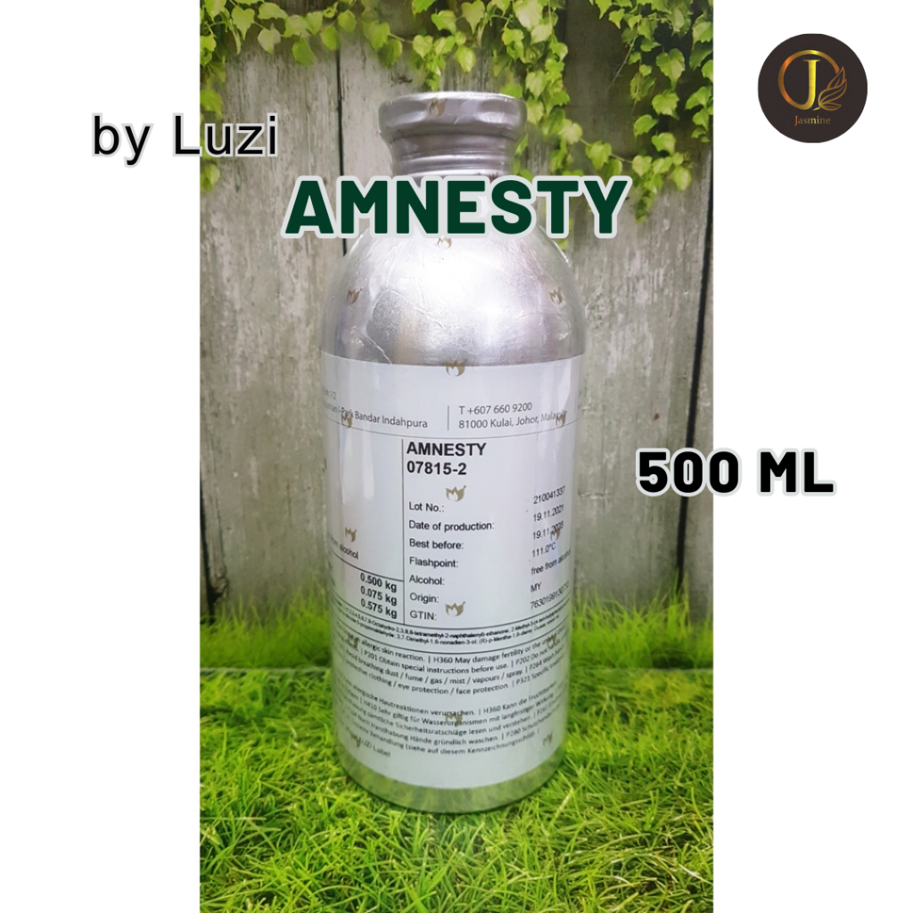 Bibit Parfum Luzi AMNESTY Searah dengan BULGARI OMNIA AMETIS 500 Gr SEGEL PABRIK