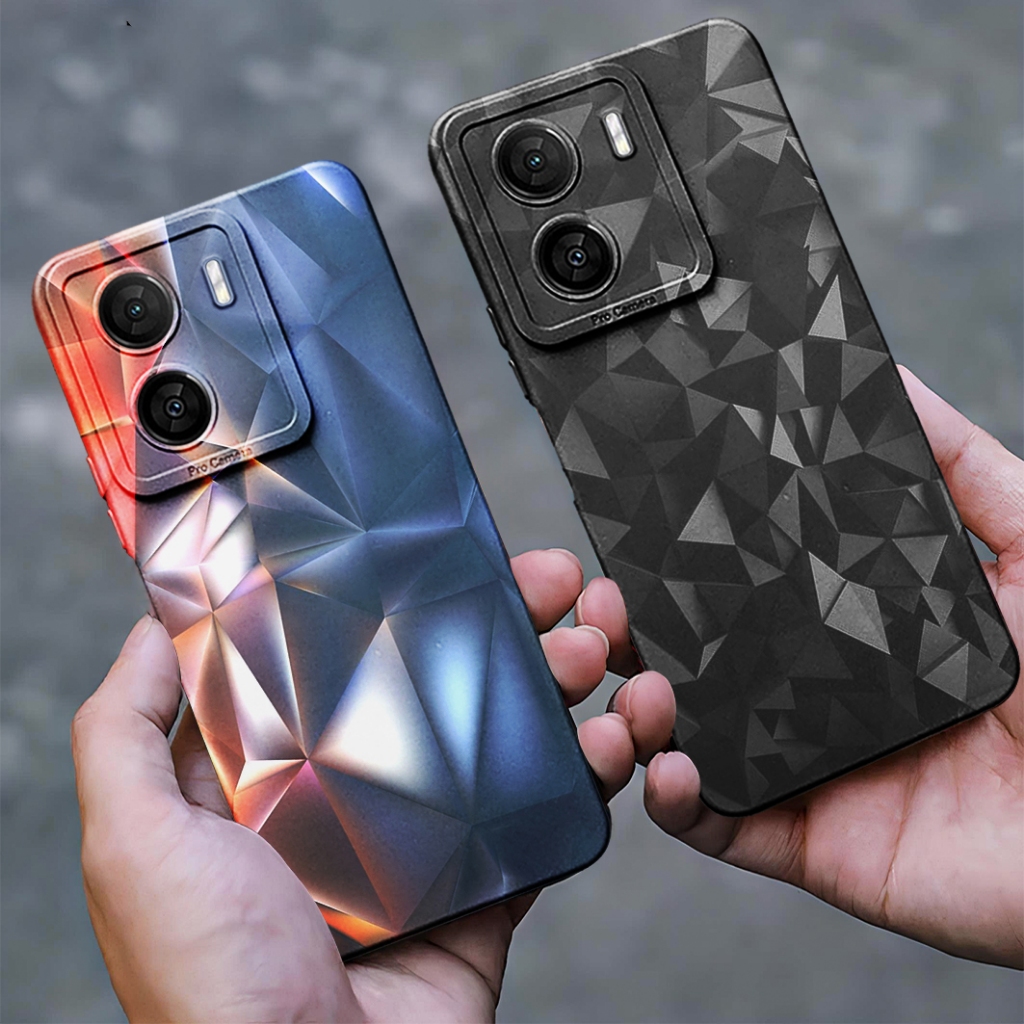 Case Untuk Vivo Iqoo Z7X Z9 Z9X Y100 Y28 Y27 Y35 Y19 Y17s V30E Softcase Prokamera Motif Art Mix - Ca