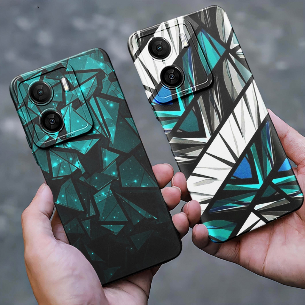 Case Untuk Vivo Iqoo Z7X Z9 Z9X Y100 Y28 Y27 Y35 Y19 Y17s V30E Softcase Prokamera Motif Art Mix 02 -