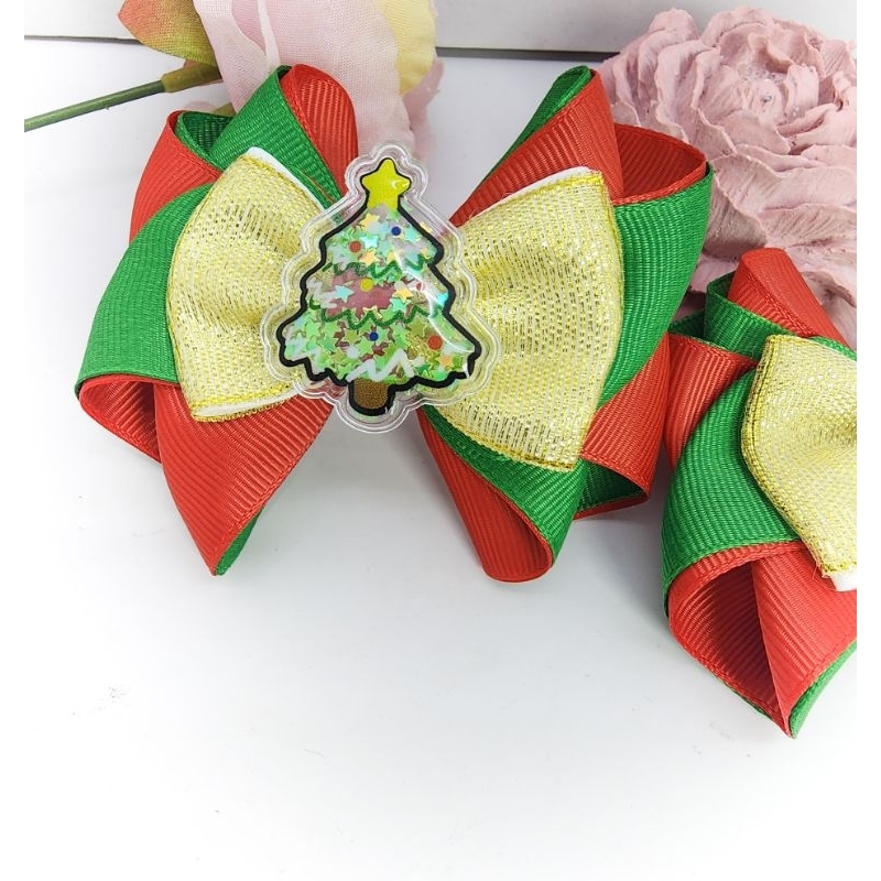 PITA RAMBUT NATAL MERAH PUTIH JEPIT RAMBUT KEMERDEKAAN  - MERAH PUTIH