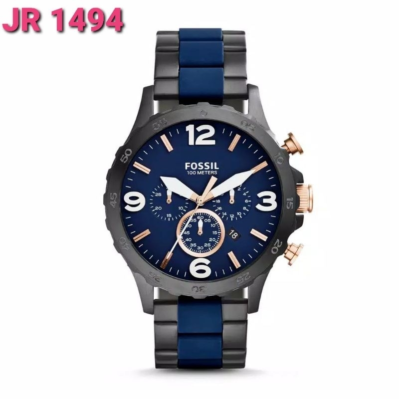 JAM TANGAN PRIA TERLARIS JR1494 / JR 1494 SERIES STRAP RANTAI LOSEPACK