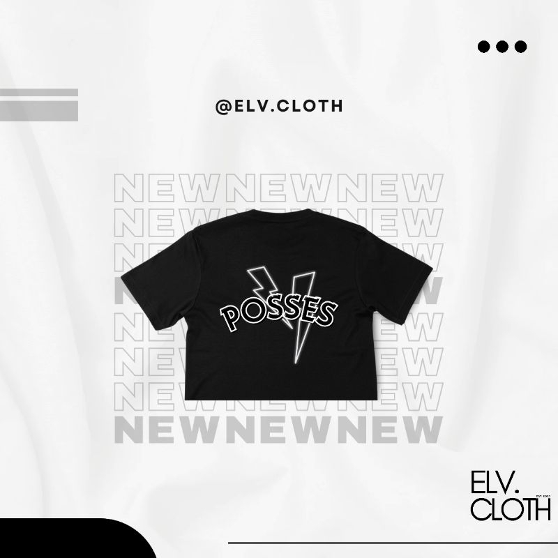 Kaos Pound Fit - Posses Crop Top