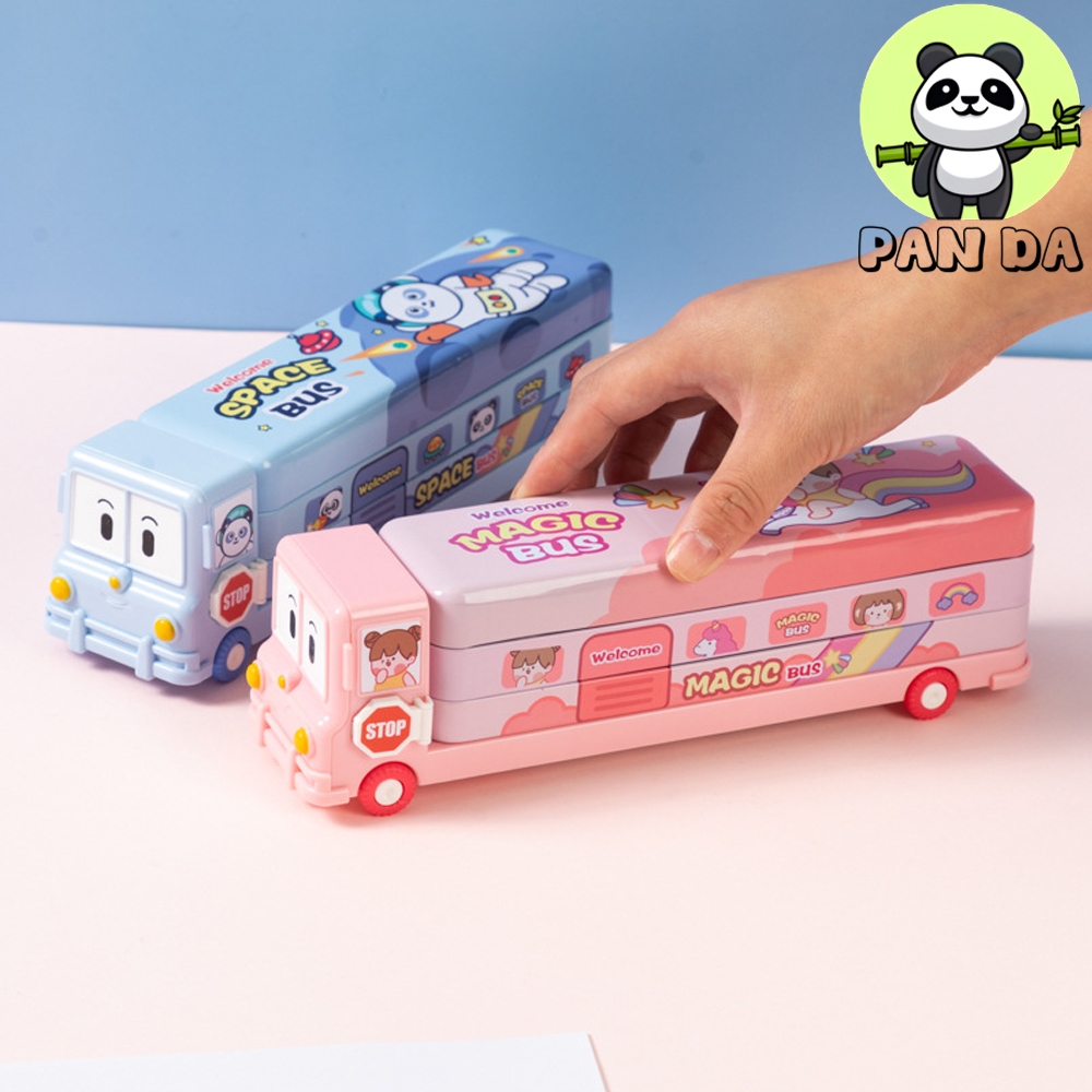 

KOTAK PENSIL B662 BUS CAR PENCIL CASE TEMPAT PENYIMPANAN ATK ALAT TULIS MOTIF LUCU