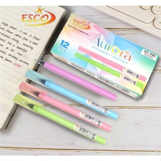 

Pulpen Gel Lucu Aurora Smooth 0,5mm / Pulpen Gel 1 Lusin - Hitam ES388