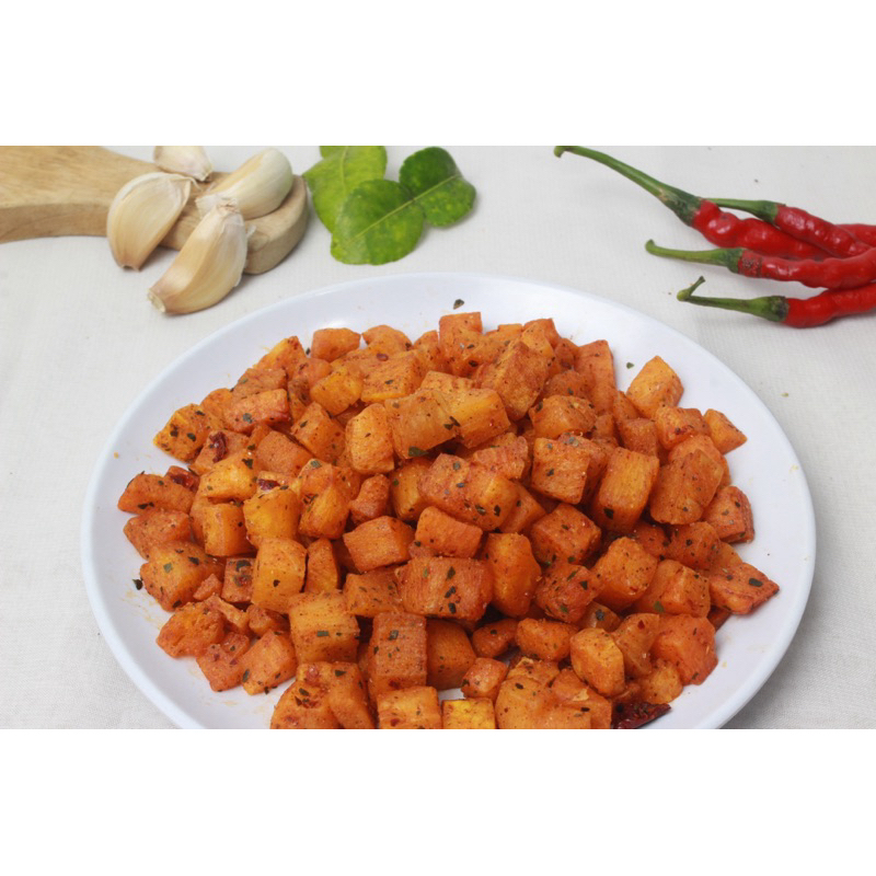 

SiBal (Singkong Balok) pedas daun jeruk