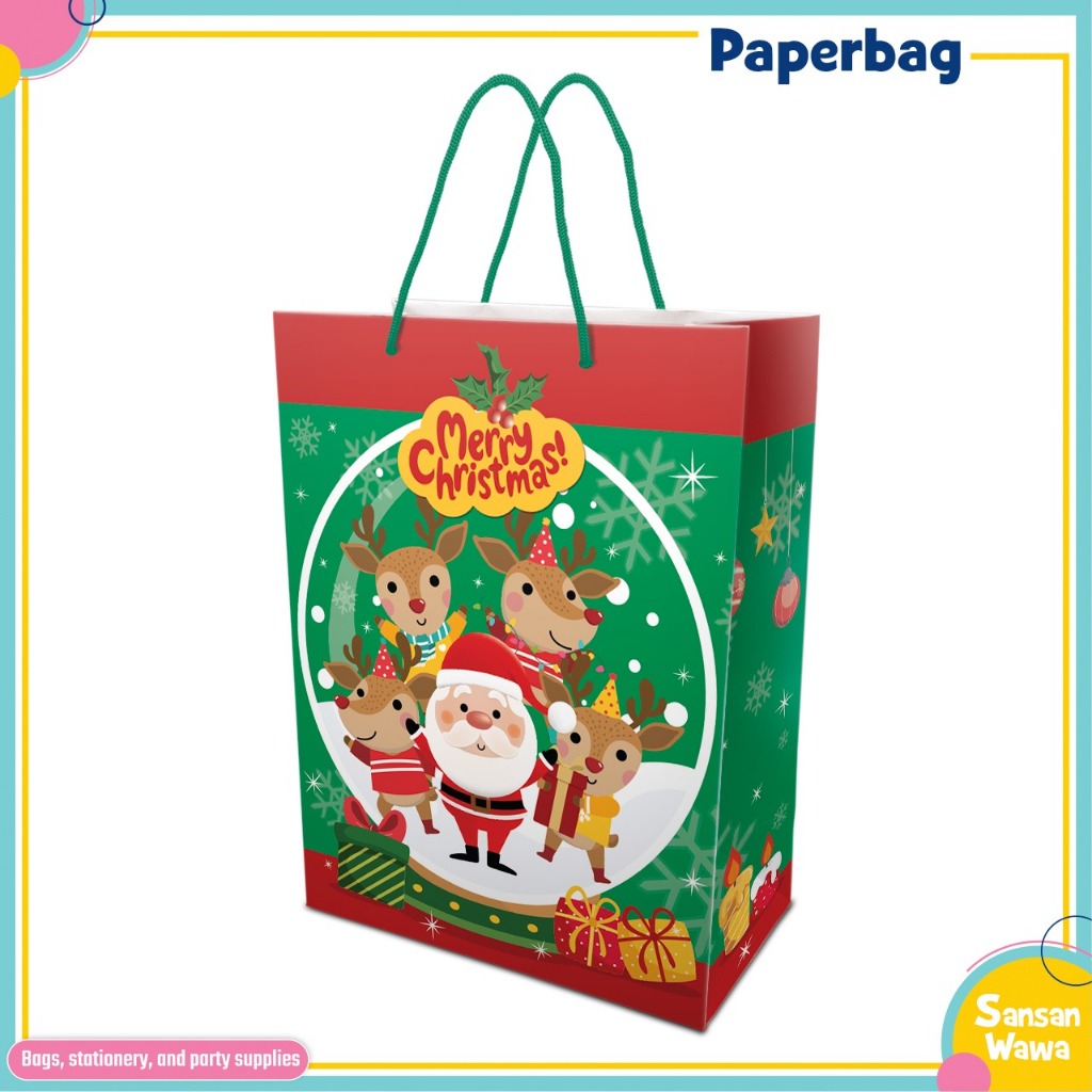 

RK Paper Bag kecil size 30*23*8 cm spesial edisi Natal / Christmas