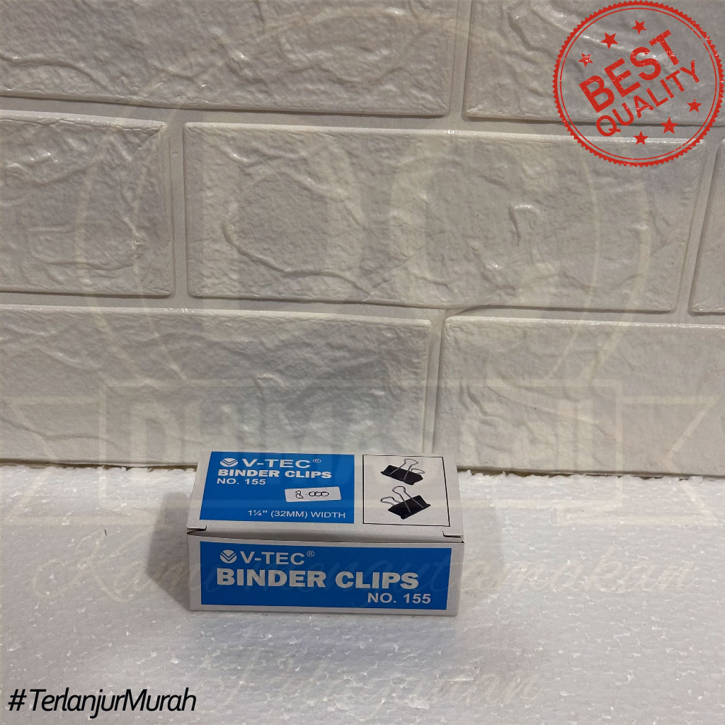 

Binder Clip / Penjepit kertas No 155 V-Tec