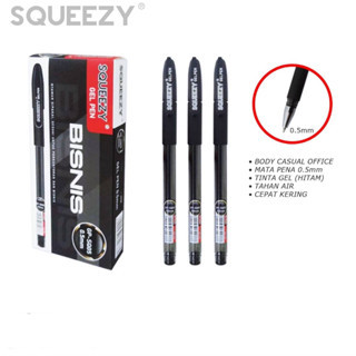 

Pulpen Gel Besar Pen Bisnis Tinta Hitam 0.5 mm 12 pcs / Box
