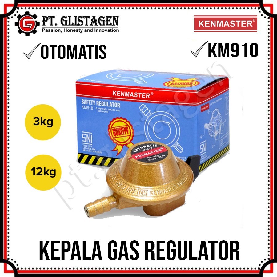 Kenmaster KM910 Kepala Gas Elpiji LPG Regulator Gas Otomatis Kosangas