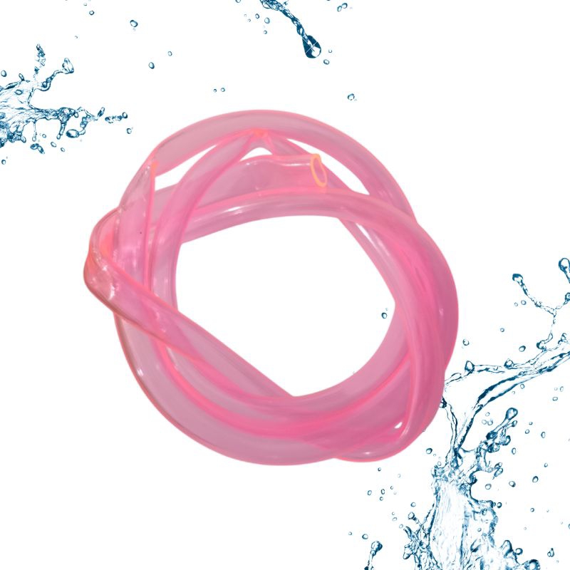 Selang puso,silicone, selang hijau ,selang pink aerator aquarium 1m