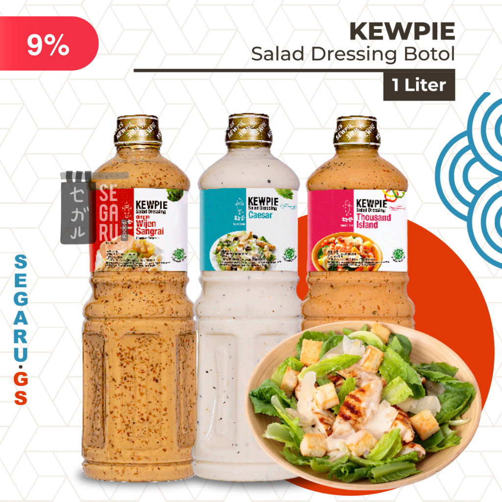 

Kewpie Salad Dressing Botol 1 Liter
