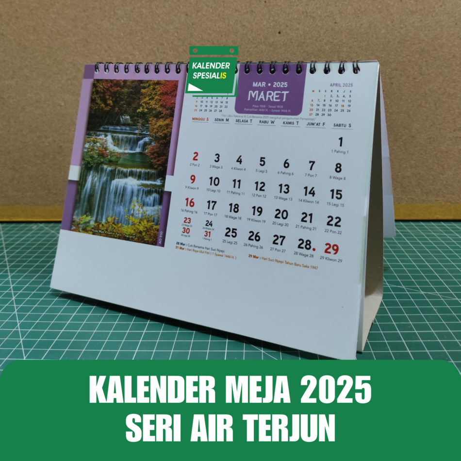 

PROMO KALENDER MEJA 2025 GAMBAR AIR TERJUN - BEST SELLER