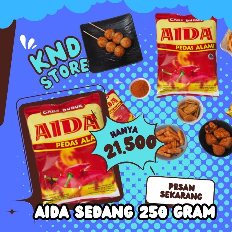 

BUBUK CABAI AIDA 250 Gr
