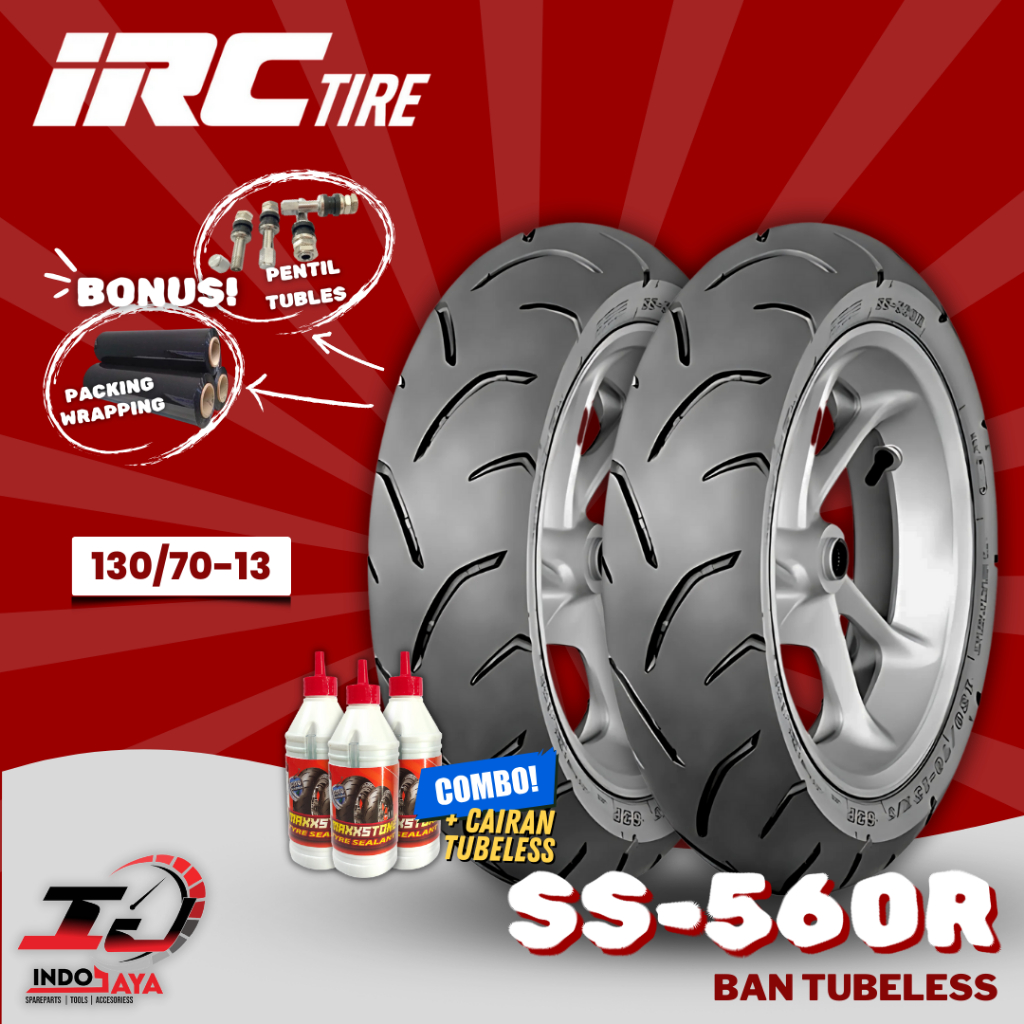 [READY COD] BAN LUAR TUBELESS IRC SS 560R (130/70-13) BAN MOTOR NMAX / N-MAX / N MAX / DEPAN BELAKAN