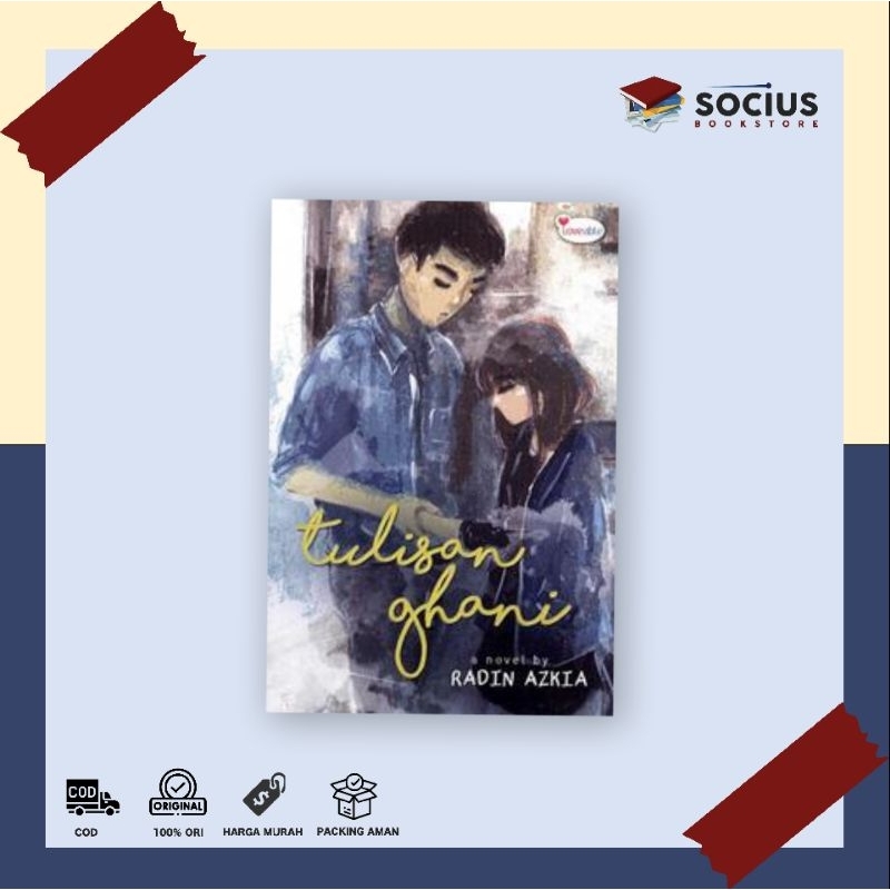 BUKU NOVEL [ ORIGINAL ] TULISAN GHANI - RADIN AZKIA - LOVEABLE - SOCIUS BOOKSTORE