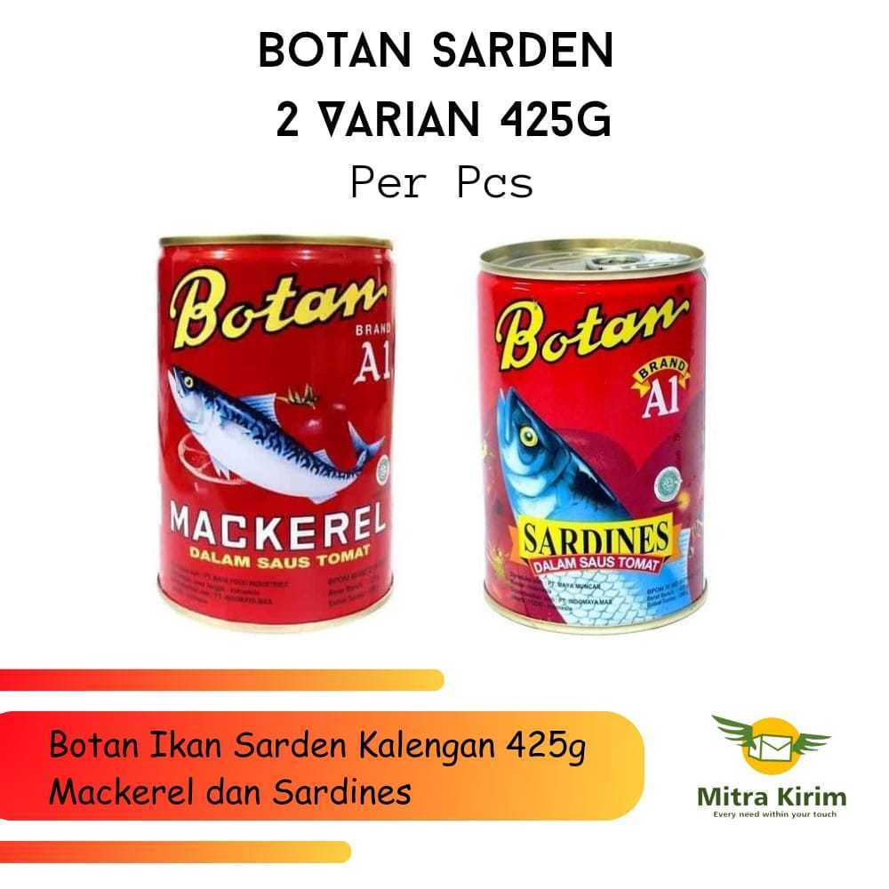 

BOTAN SARDEN MACKAREL DAN SARDINES BESAR 425gr