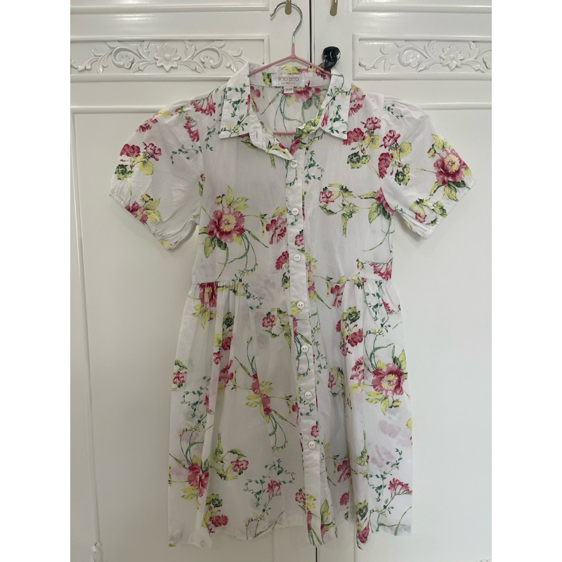 gaun dress anak perempuan preloved merek pito dito
