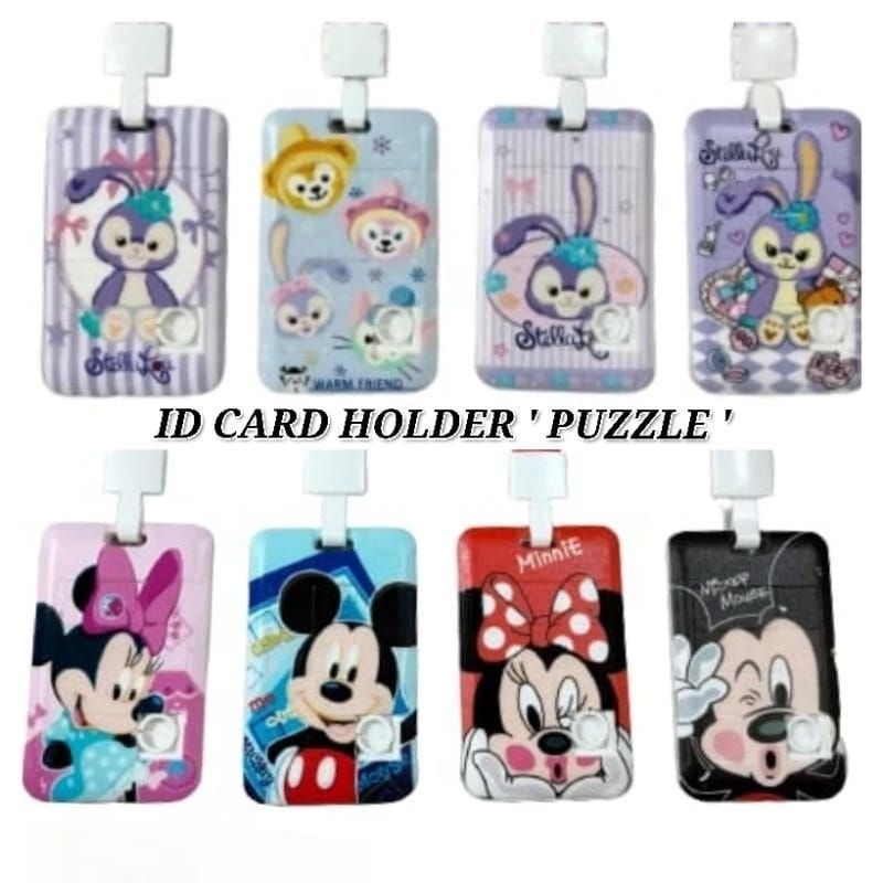 

ID CARD HOLDER KARAKTER LUCU MODEL PUZZLE