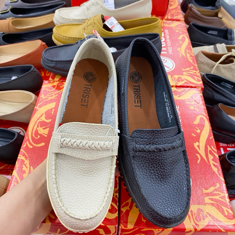 Triset sepatu moccasin wanita / sepatu loafer wanita / sepatu cewek triset
