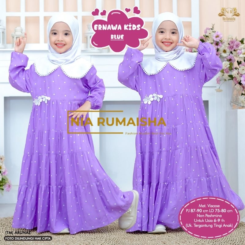 Gamis Anak Lucu Ernawa Kids Nia Rumaisha