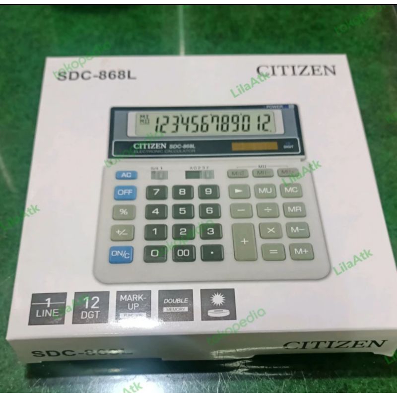 

Kalkulator Citizen Sdc 868L Made in Philippines
