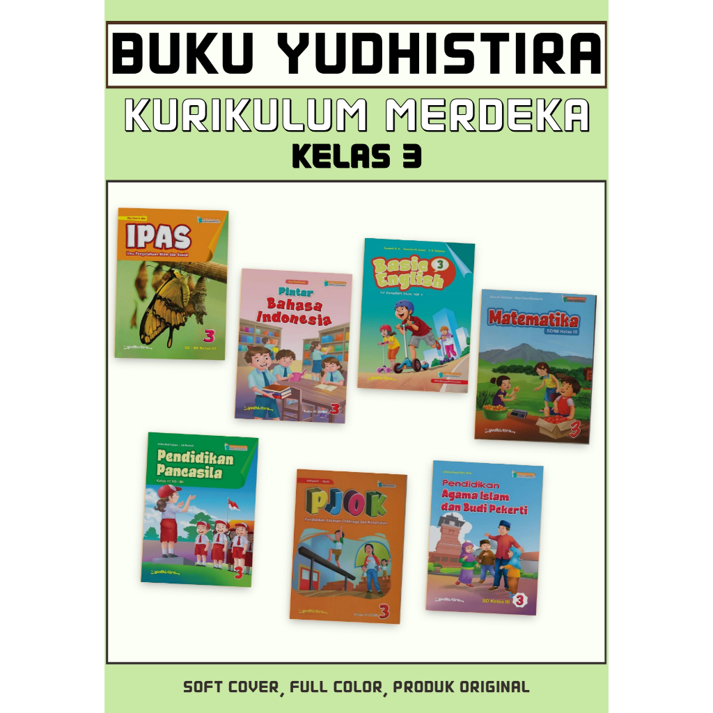 

Buku Kurikulum Merdeka (Yudhistira) - untuk Kelas 3 SD
