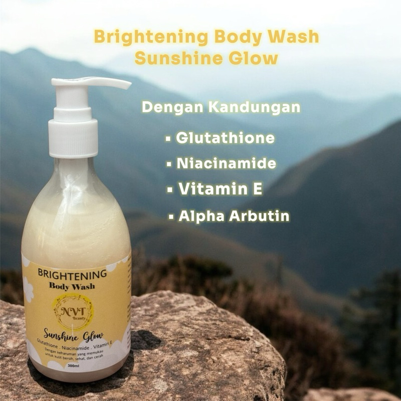 Brightening Body Wash Sunshine Glow NVT Beauty