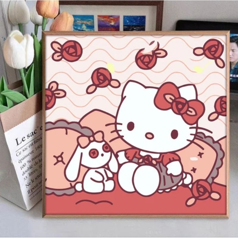 

Canvas Paint By Number Kit Digital Oil Painting DIY Lukisan 20 x 20 Seri R