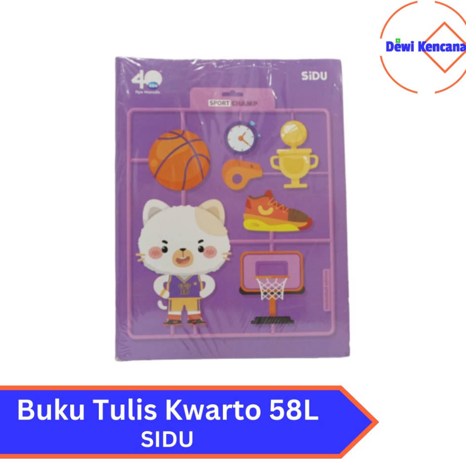 

s6Diskon Promo Buku Tulis Kwarto 58 Lembar SiDU 1 Pak Isi 1 Buku S82