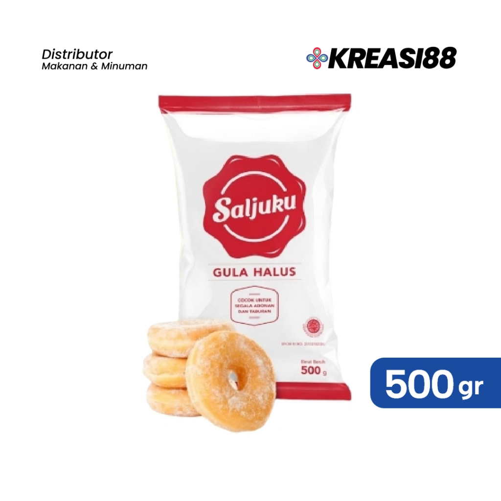 

Saljuku Gula Halus / Gula Donat / Gula Dingin Merk Saljuku - 500 gr
