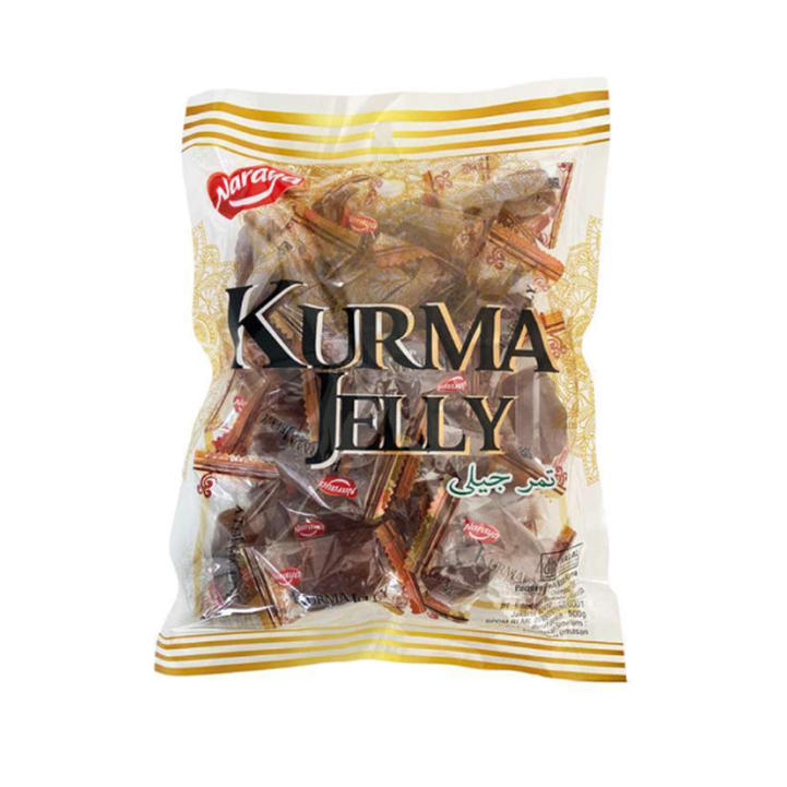 

NARAYA KURMA JELLY Candy 500gr Permen Jeli rasa Kurma Kemasan Plastik