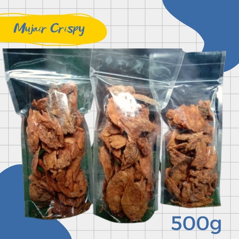 

Ikan Mujair Crispy 500G/Cemilan Sehat/MPASI Balita