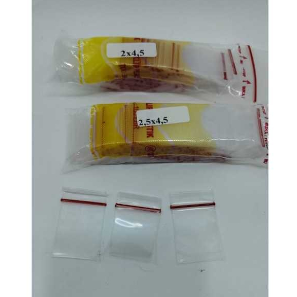 Plastik Klip TEBAL 2.5cm x 4.5cm Klip 2.5x4.5 Klip 2.5x4.5 TEBAL Klip Kecil 2,5x4,5cm isi 100 pcs