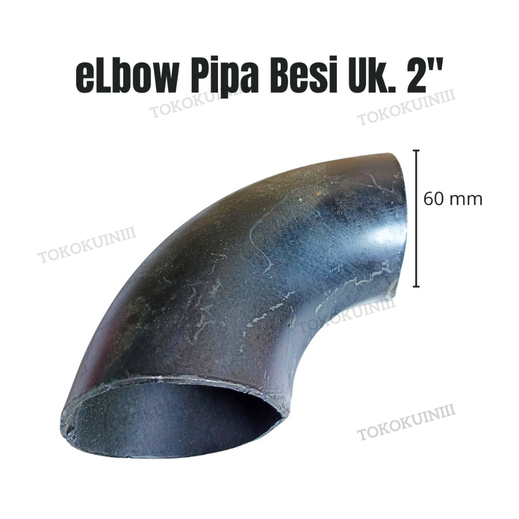 Elbow besi pipa las uk 2 inch elbo Lbow keni knee pipa las penyambung pipa besi 2 in