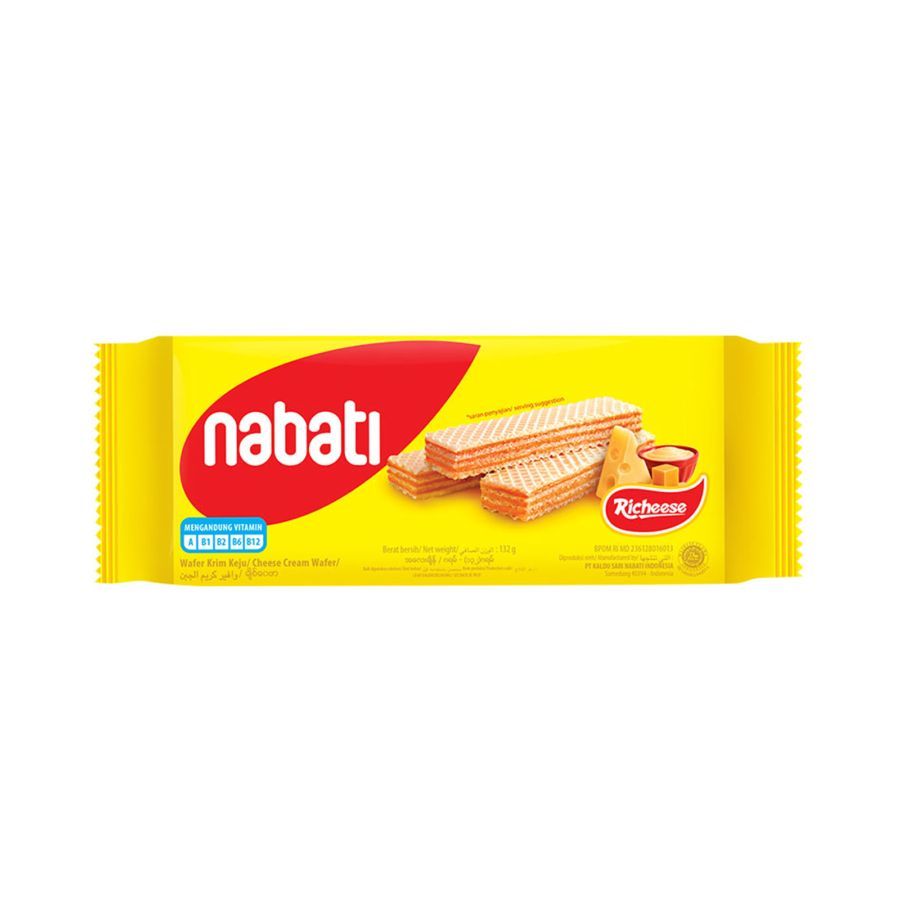 

Nabati Richeese Krim Keju Wafer 110gram