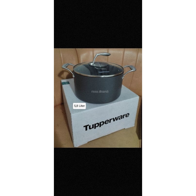 panci tupperware 5,8 liter, Black series tupperware