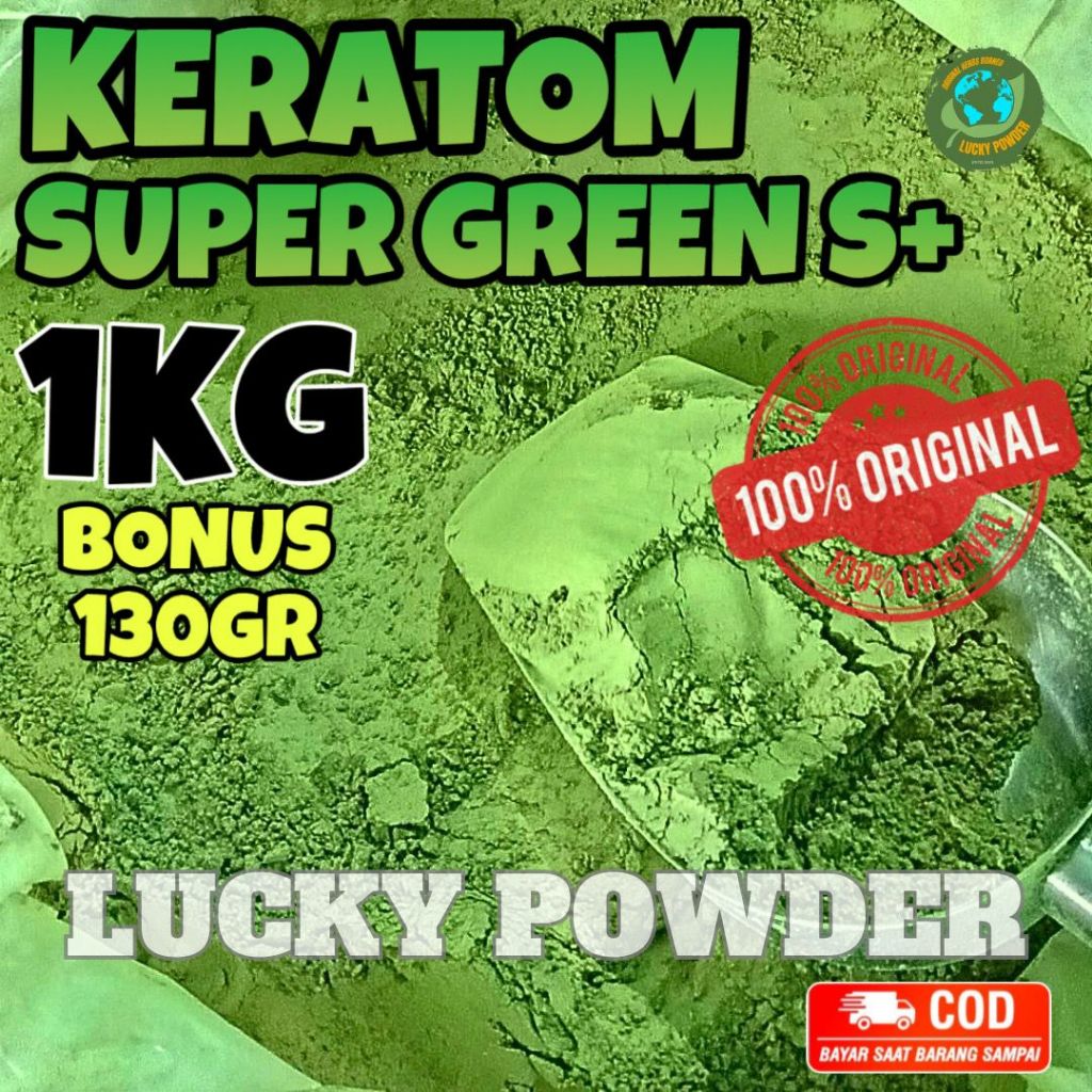 

LUCKY POWDER bubuk purlik borneo daun purli S+nano 1kg bonus