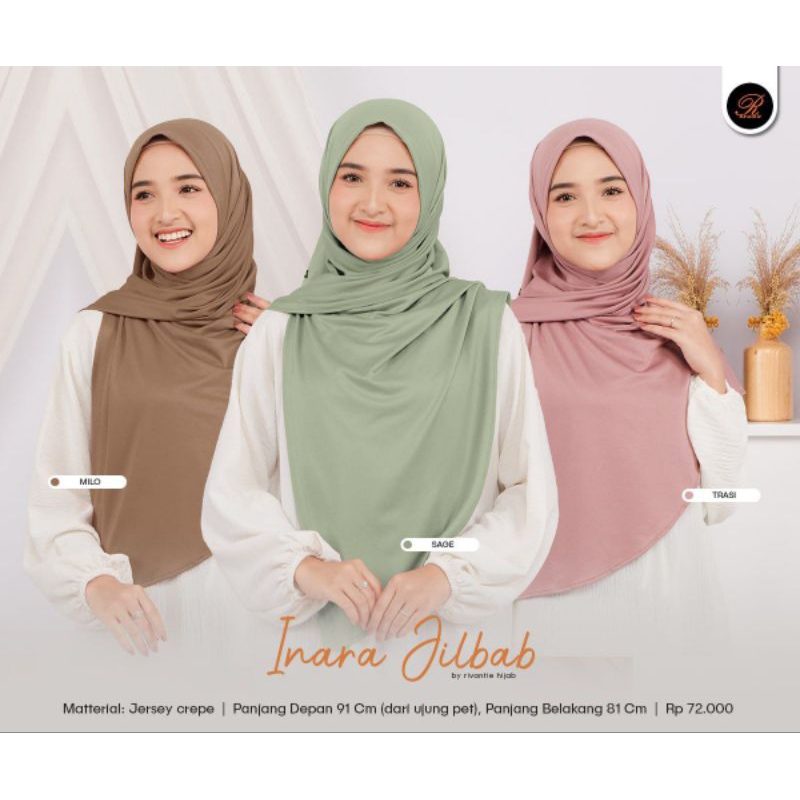 jilbab inara non pet Rivantie/jilbab jersey 3style