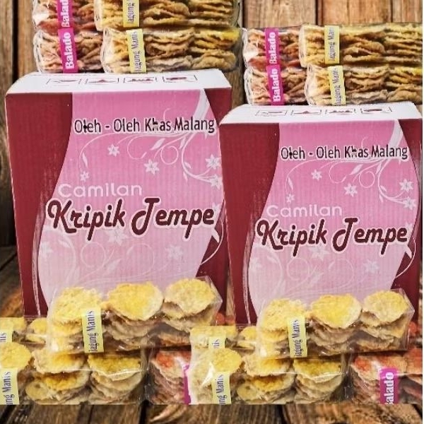 

(Oleh-Oleh Khas Malang) Paket Keripik Tempe 1 kardus isi 20 pcs