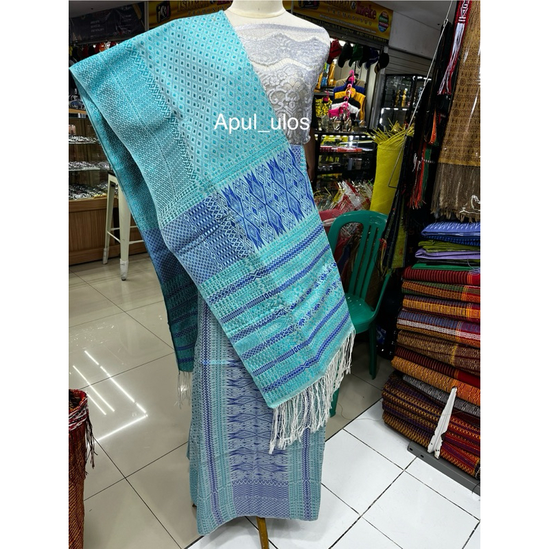 Songket Tumtuman tanpa sambung full kristal TTS