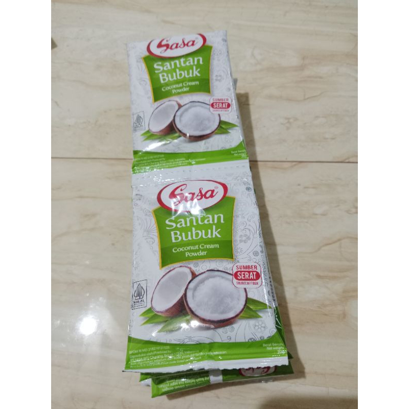 

Sasa Santan Bubuk 1 Renceng isi 12 Sachet